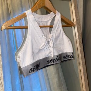 Lace Up Sports Bra